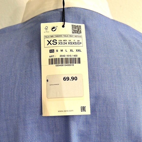 Zara | Long Sleeve Contrast Tunic - Picture 7 of 8